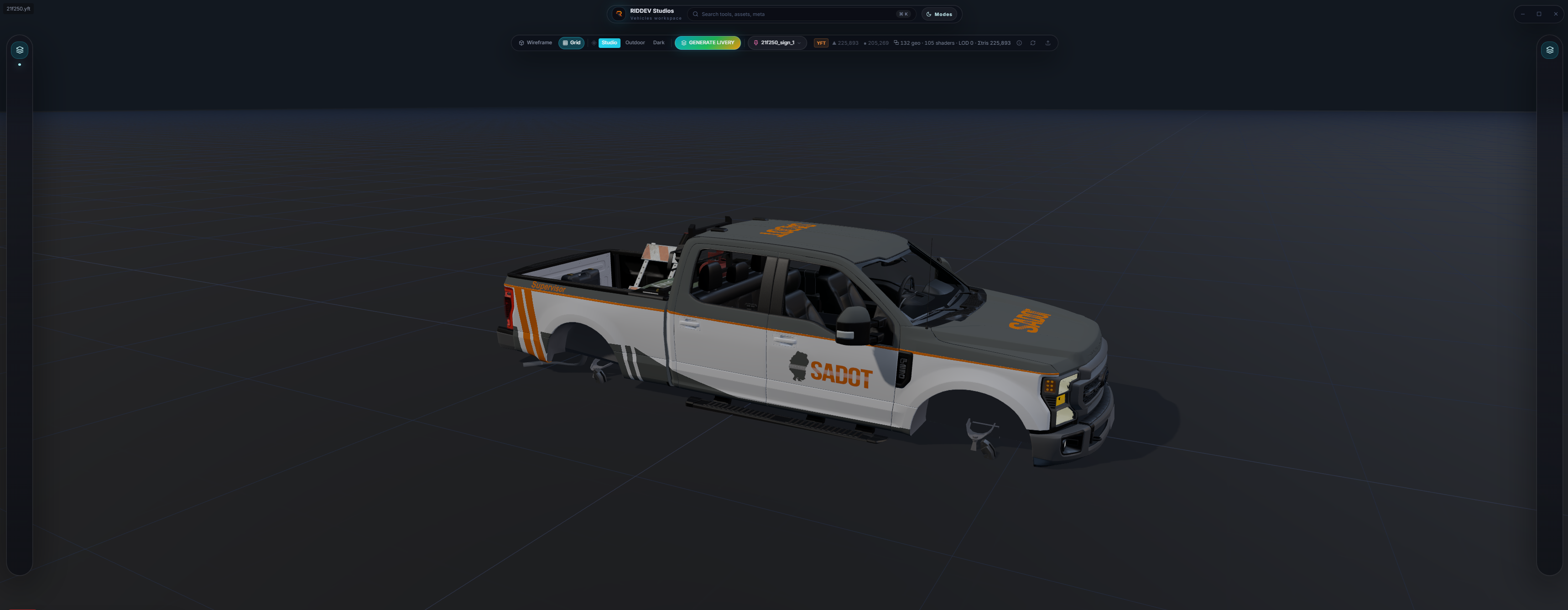RidDev Studios showing a completed vehicle resource build